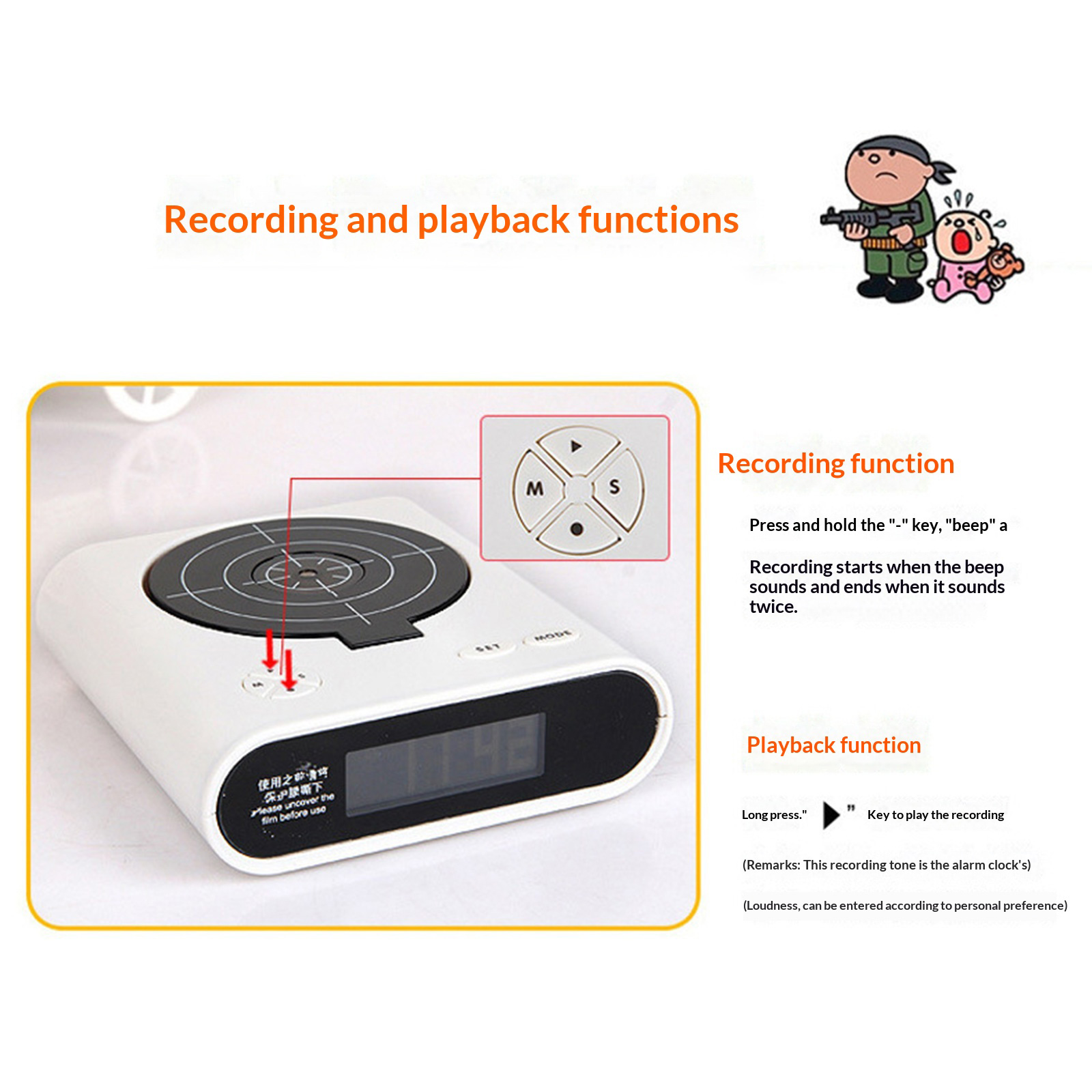 Electronics Desk Clock Creativ - Electronics Gadgets For Gift review and price