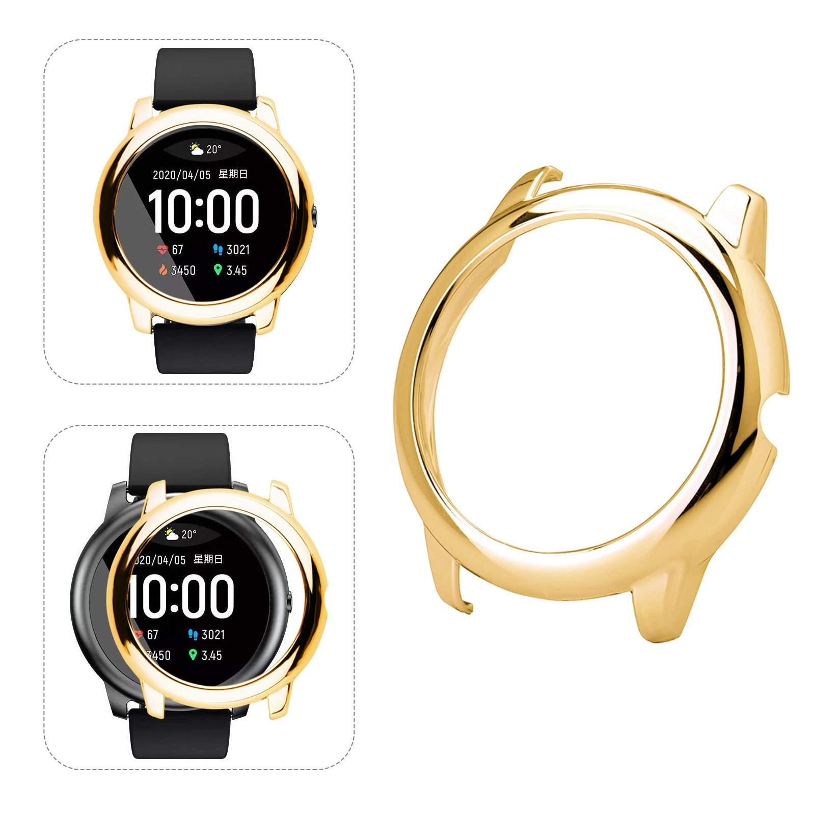 1Pcs Elegant Metal Colored Wat - Smart Watch review and price