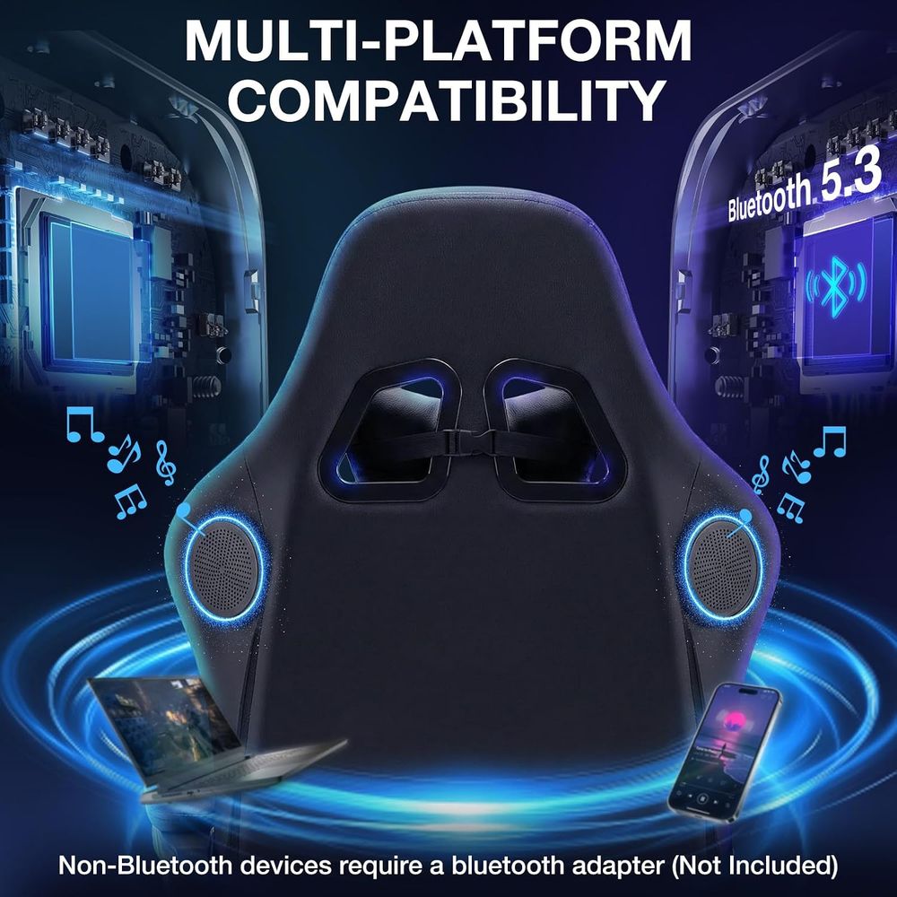 RGB Gaming Chair with Bluetoot - Bluetooth Speaker review and price