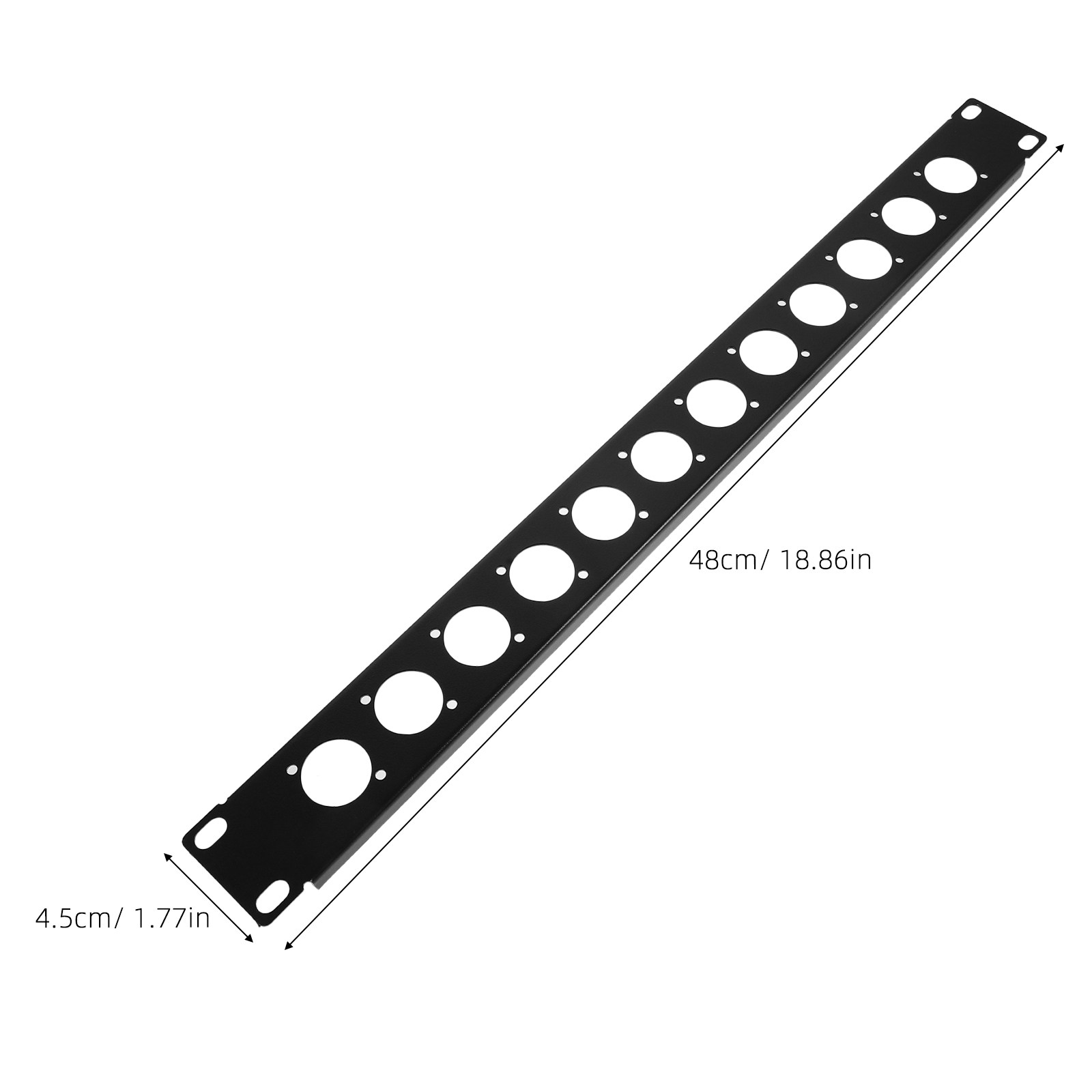 12 Port Hinged Rack Mount Audi - Cable Organizer review and price